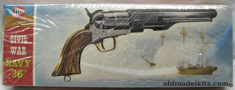 Pyro 1/1 US Civil War Navy 36 Pistol, C208-150 plastic model kit